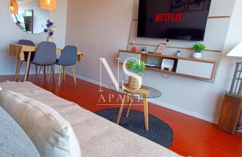Historical District Apartment | Vista al Mar- Parking y piscina - Moderno Departamento 2 Hab Central Frente al Mall