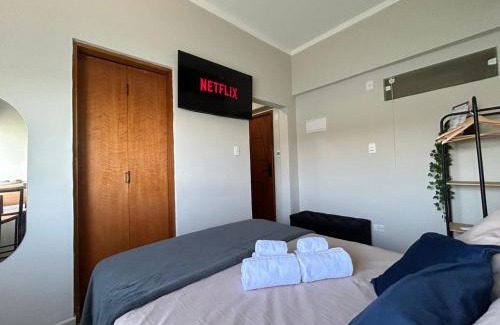 Sao Vicente Apartment | Vista Mar Apto Completo com Ar e Conforto