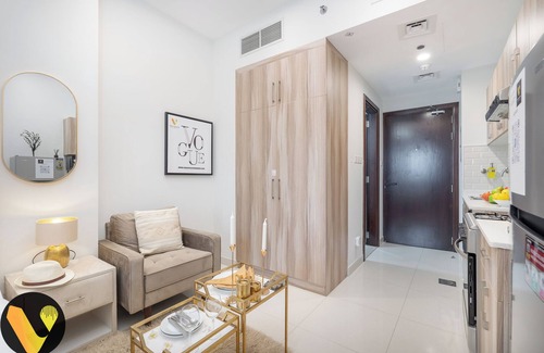 Dubai Sports City Apartment | Vogue Studio at Hera Tower Sports City