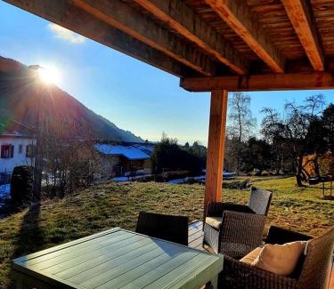 Thollon-les-Memises Apartment | Votre studio balnéo bien-être à la montagne