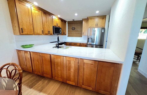 Waikoloa Condo | Waikoloa Charm~180 degree Ocean view. Desirable, cooler 1st floor walk in.