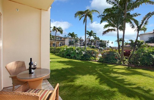 Wailua Apartment | Waipouli Beach Resort Exquisite Ground Floor Pool View