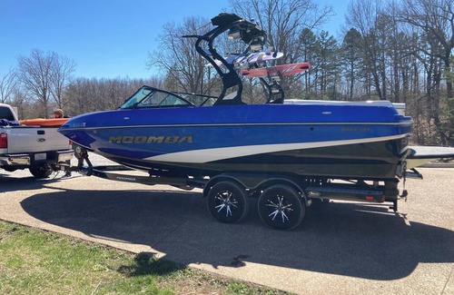 Byrdstown Boat Rental | Wakeboarding boat with me as a driver.
