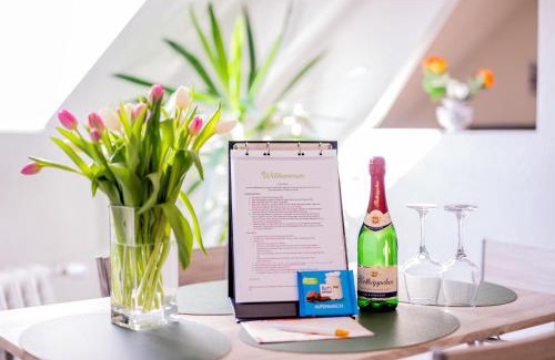 Sebnitz Apartment | Waldblickwohnung mit schöner Terrasse und Kamin