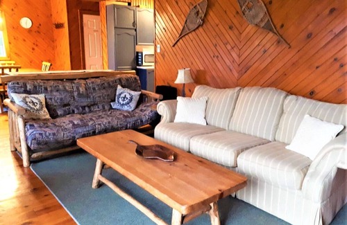 Lake of Bays Ski Chalet | Walk-In lake: Muskoka Cottage for Rent Slps 10 nr Huntsville and Algonquin Park