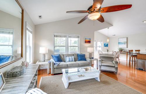 Colington House | Walk to Beach and Boat Ramp Home with Outdoor Area