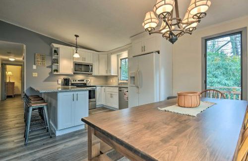 Lake Harmony House | Walk to Lake Family Home with Game Room, Deck and BBQ