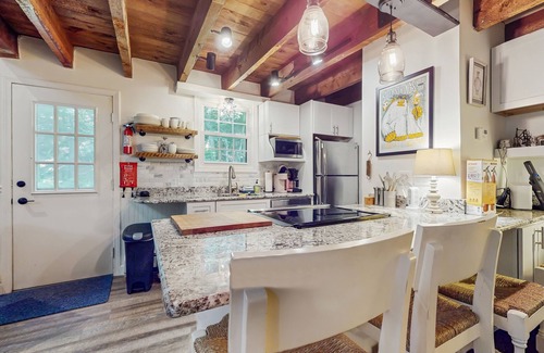 West Hartford Condo | Walk-to-village end-unit condo, mountain views, large deck, woodstove, bbq, a/c