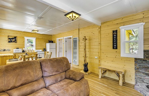 Green Valley Lake Cabin | Walk to Water: Cozy Cabin in Green Valley Lake!