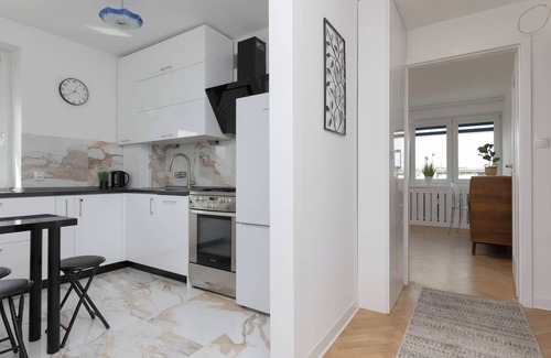 Powisle Apartment | Warsaw Apartment Dobra by Renters