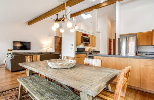 Eastsound House | Water view retreat with private hot tub, deck, grill & free WiFi