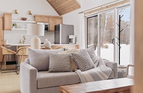 Ossipee Cabin | Waterfront Cabin! Infloor heat, fireplace, Games, new hot tub mid Nov!