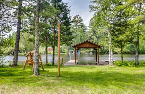 Eagle River House | Waterfront Eagle River Home with Dock and Fire Pit!