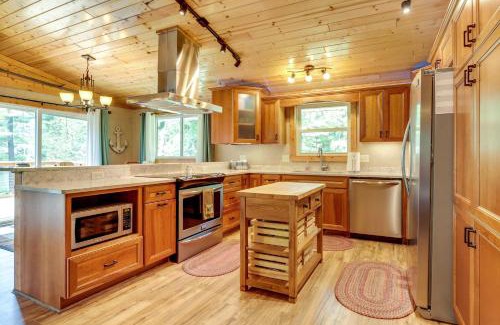 Eagle River House | Waterfront Eagle River Home with Dock and Fire Pit!
