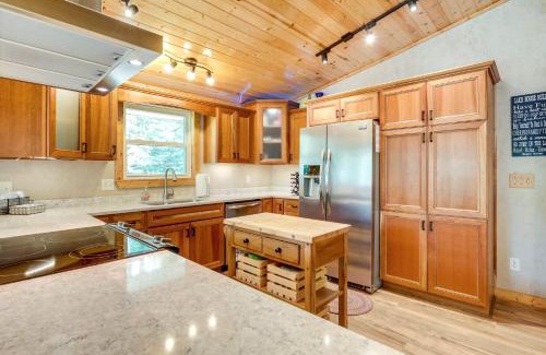 Eagle River House | Waterfront Eagle River Home with Dock and Fire Pit!