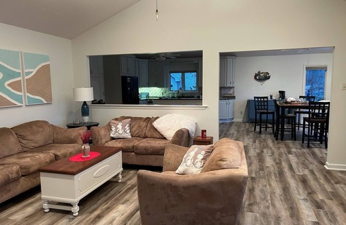 Littleton House | Waterfront home on Pigeon Roost Creek at lake center. Easy access to main lake.