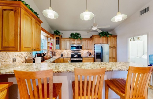 Indian Waterways House | Waterfront home with private pool, bar/grill, screened patio, & boat access