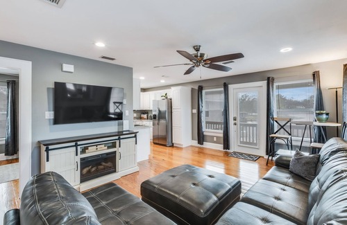 Foley Condo | Waterfront on Bon Secour minutes from Gulf Shores Beach Scenic Watercolor Sunset