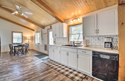 Onamia Cabin | Waterfront Onamia Retreat w/Dock & Fire Pit!