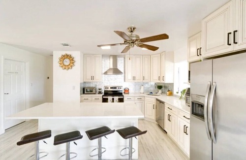 Gulf Cove House | Waterfront Retreat, Heated Pool, Boat Dock & More