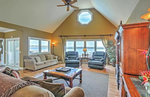 Geneva House | Waterfront Seneca Lake House Fire Pit and Boat Dock