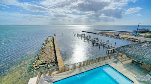 Flour Bluff House | Waterfront w Bay Views Shared Pool Boat Dock Marlin Madness by AvantStay