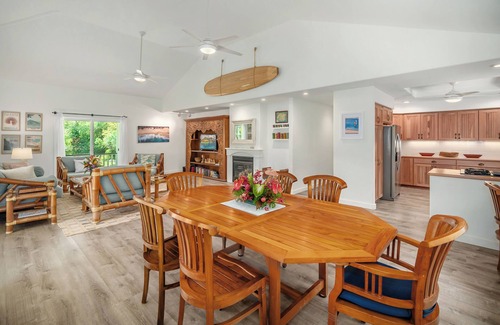 Kalihiwai House | Waterman’s Paradise Beach Toys Kayak/SUP & A/C! TVR 4238
