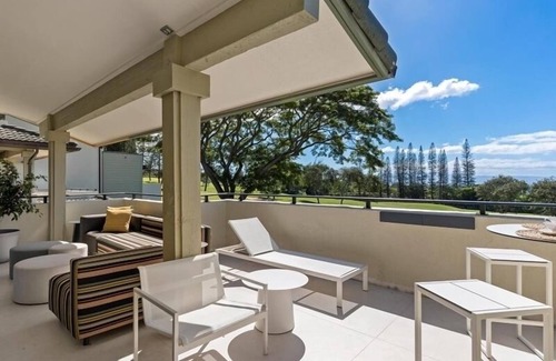 Kapalua Villa | WHITE LOTUS New Bespoke Euro Luxury Villa, Steps to Beach, Ocean Views, 4th Tee