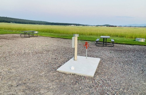Whitefish RV Rental | Whitefish Farms RV Campsite #2. RV site only.