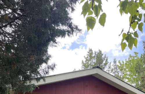 Helena Cabin | Wildly Comfortable Cabin with Queen bed at Norwegian Wood Ranch