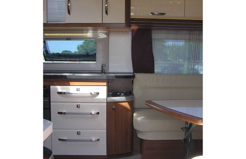 Wolgast Apartment | Wohnwagen Hobby 660 WFU Premium Modell - Wohnwagen