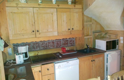 Plagne Centre Apartment | Wonderful duplex in wooden chalet style in Belle Plagne for 6 persons. 3 rooms