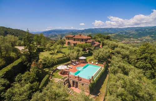 Monsummano Terme Villa | Wonderful private villa with A/C, private pool, hot tub, WIFI, TV, patio and panoramic view