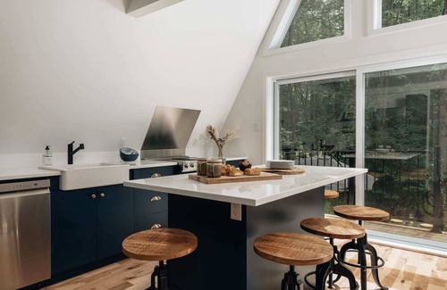 Amherst Ski Chalet | Woodland Retreat, Lake Fun, Hot Tub Access