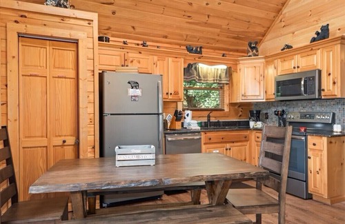 Black Bear Falls Cabin | Wow! Black Bear Falls Cabin on Lovely Pond with Mountain View - NEW LISTING!
