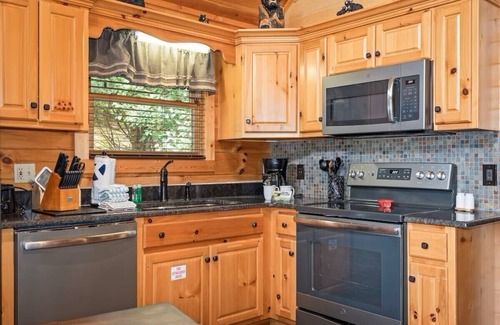 Black Bear Falls Cabin | Wow! Black Bear Falls Cabin on Lovely Pond with Mountain View - NEW LISTING!