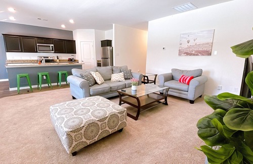 Crowley House | Wow! Newbuilt home with dreamy kitchen. Extended stay.