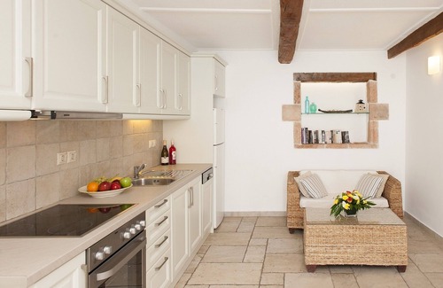 Katavolos House | Yellow house lower, Kaminaki Beach Corfu, ionian islands