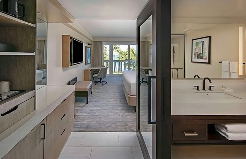 Isla Verde Hotel | Your Room Steps Away from Sandy Beaches | Relaxing Room w/Garden View