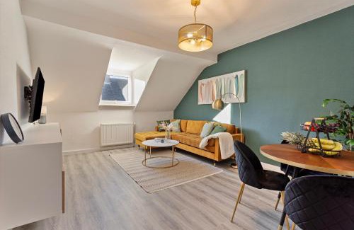 Ruettenscheid Apartment | Zeche trifft Villa Apartments by Cordis Sky für bis zu 4 Personen 5 Minuten zur Messe Essen oder Hauptbahnhof