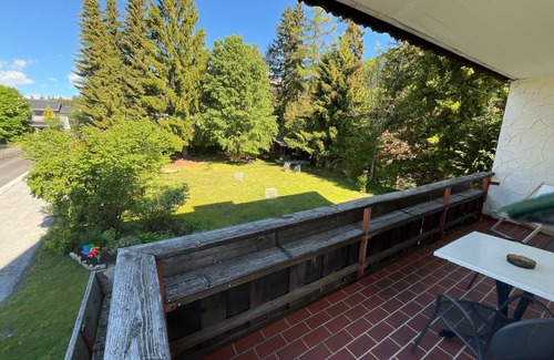 Obsteig Bed & Breakfast | Zimmer 05/3bett mit Balkon - Pension Alpina