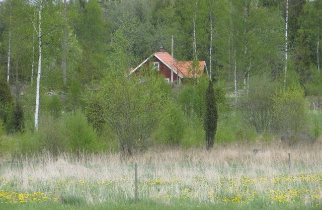 10 minutes from Lake Åsnen, Boat at Lake Asnen. Fast Internet, Sleeps 6, Pets OK