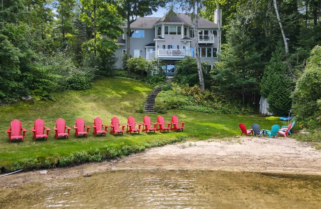 111’ of Sandy Beach Frontage on Long Lake | Hot Tub | Private Dock | Kayaks