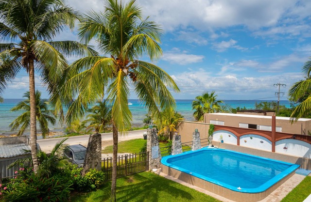 114Night Sep/Oct Ocean Beach Front 2 Bedrooms Villa Cozumel Snorkel Scuba Diving