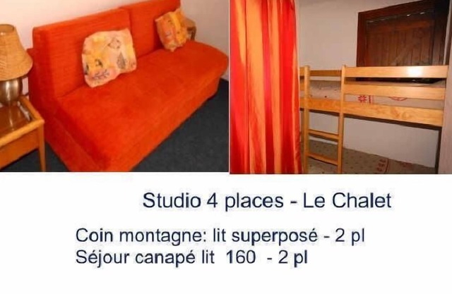 150m from ski slopes, 2nd floor, view resort, fitness, swimming pool, sauna, tv, ski locker, 25m²