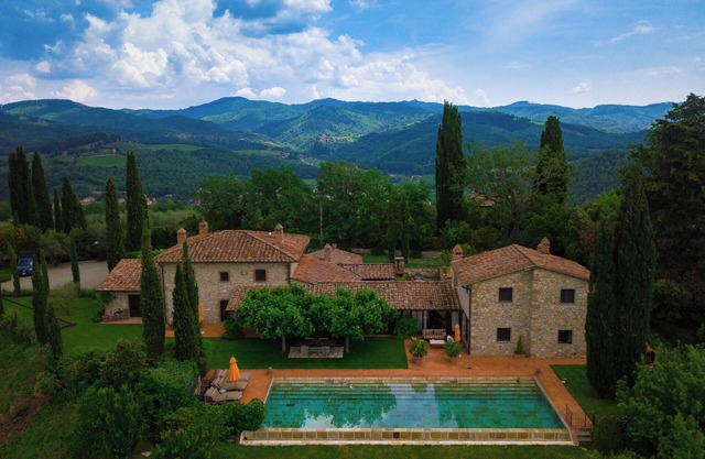 16th-Century Chianti Farmhouse by Cuvee | Vineyard & Pool
