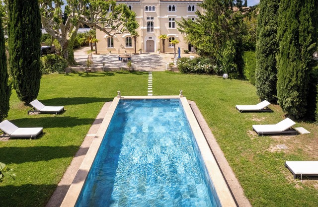 18th century castle with swimming pool
