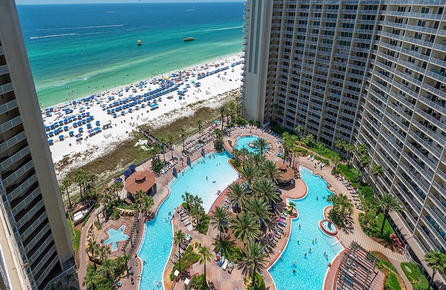 1922 Pool & Beach views, w/two parking passes, spectacular lagoon-style pool