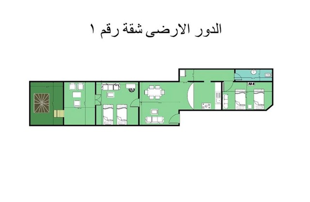 1or2 Ground Chalets 2 Bedrooms villa114 Green Beach