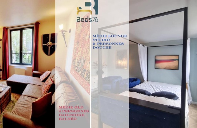 2 Appt MédiéLounge ou MédiéOld, Parking Vue magnifique par Beds76